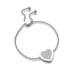 bracelet coeur strass