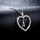 Collier Coeur Lettre