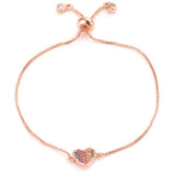 Bracelet Coeur <br/> Multicouleur