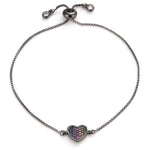 Bracelet Coeur <br/> Multicouleur