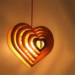 lampe coeur a suspendre