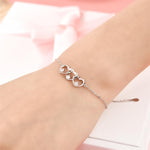 Bracelet Coeur <br/>Trio (Argent)