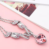 Bracelet Coeur <br/>Pendentif Rose